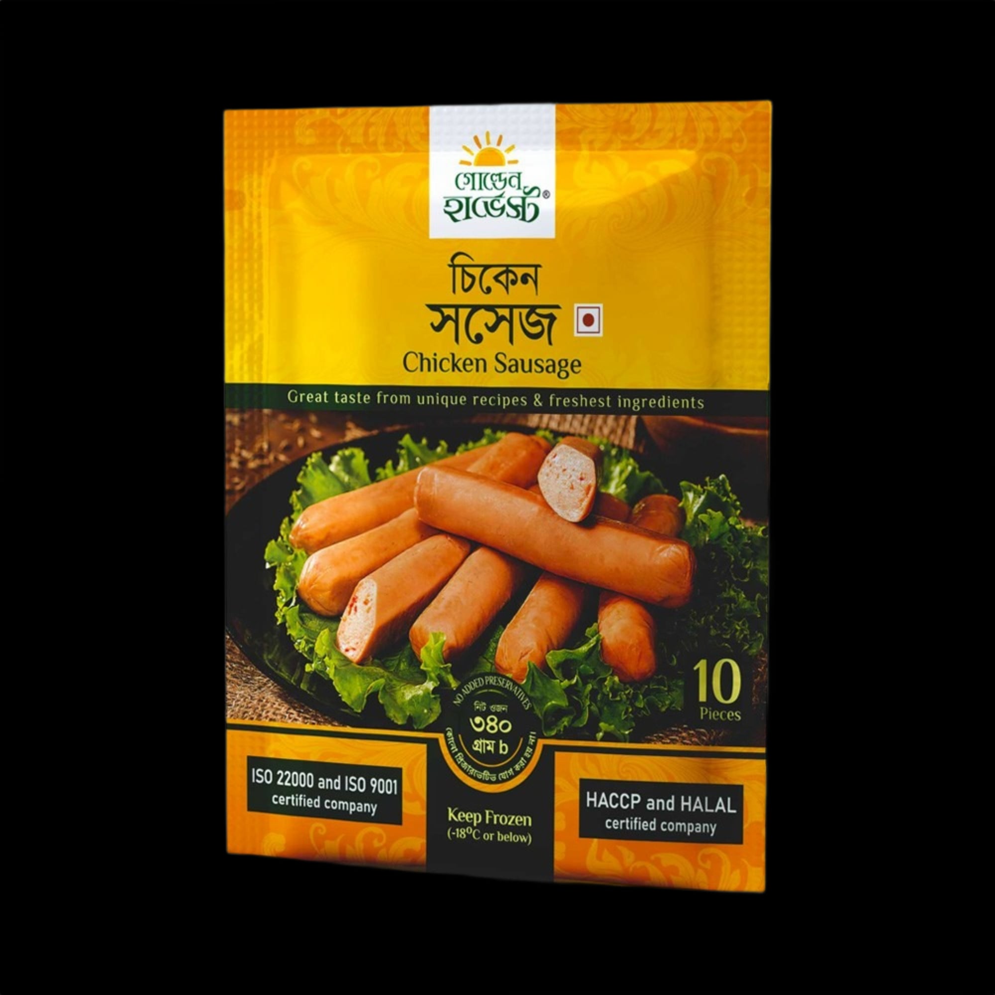 Golden Harvest Chicken Sausage pack