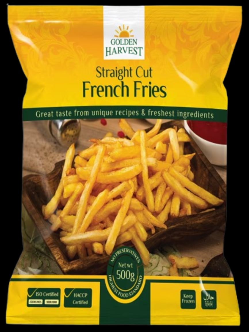 Golden Harvest Frozen French Fries pack
