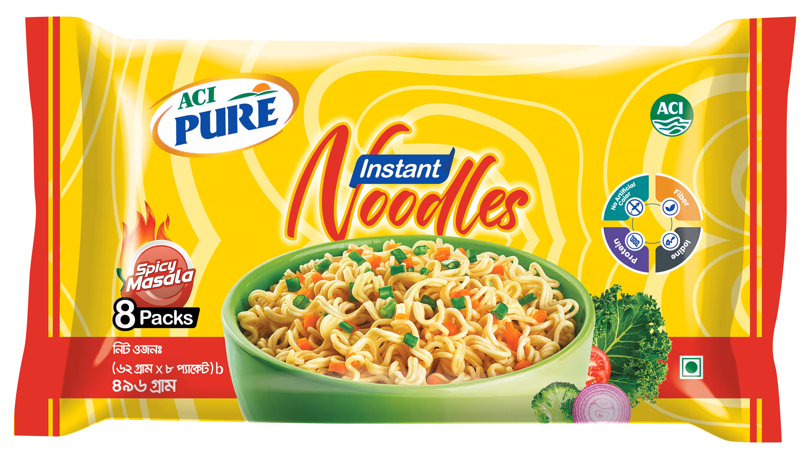 ACI Pure Instant Noodles 496gm