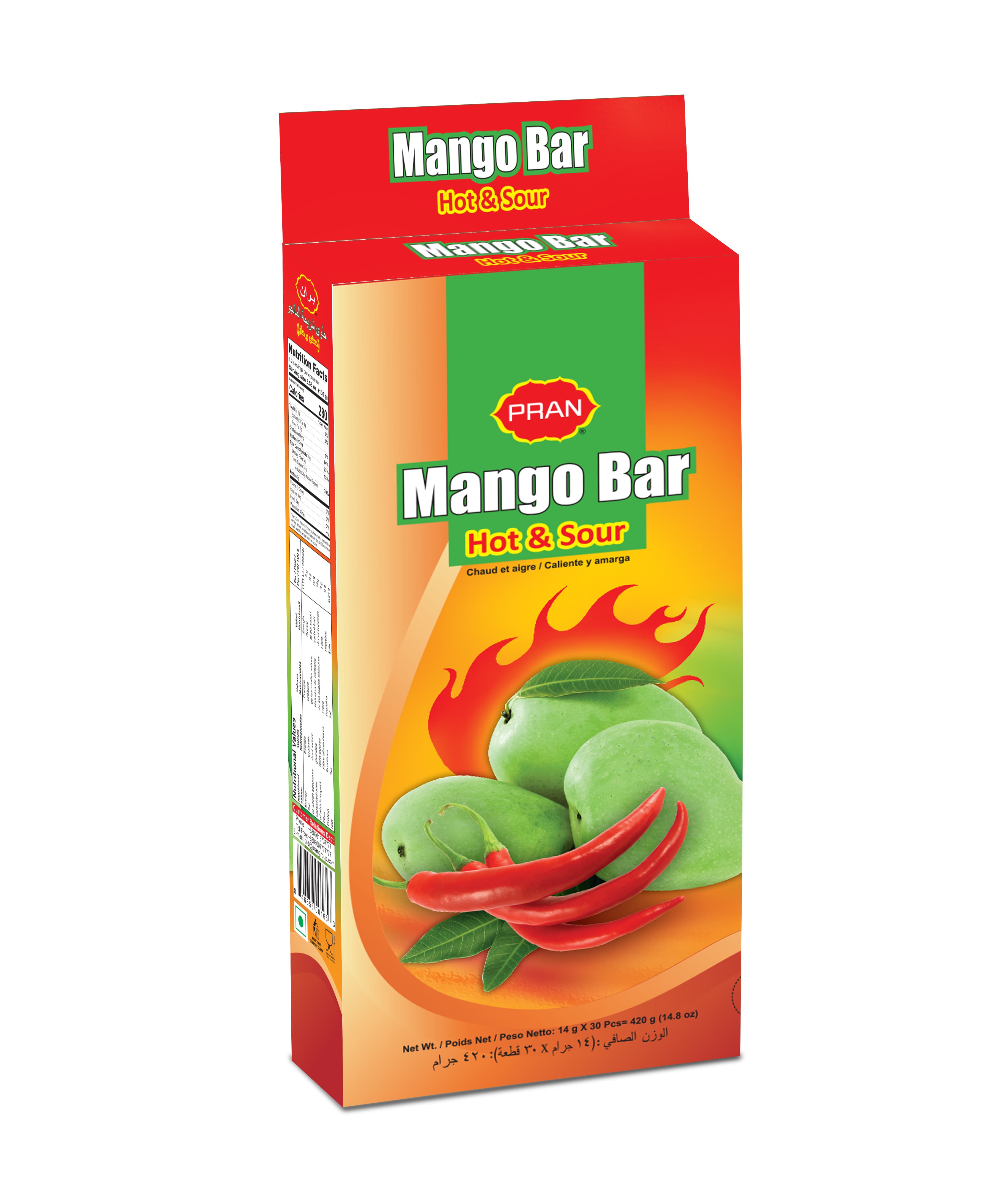 PRAN Mango Bar Hot & Sour