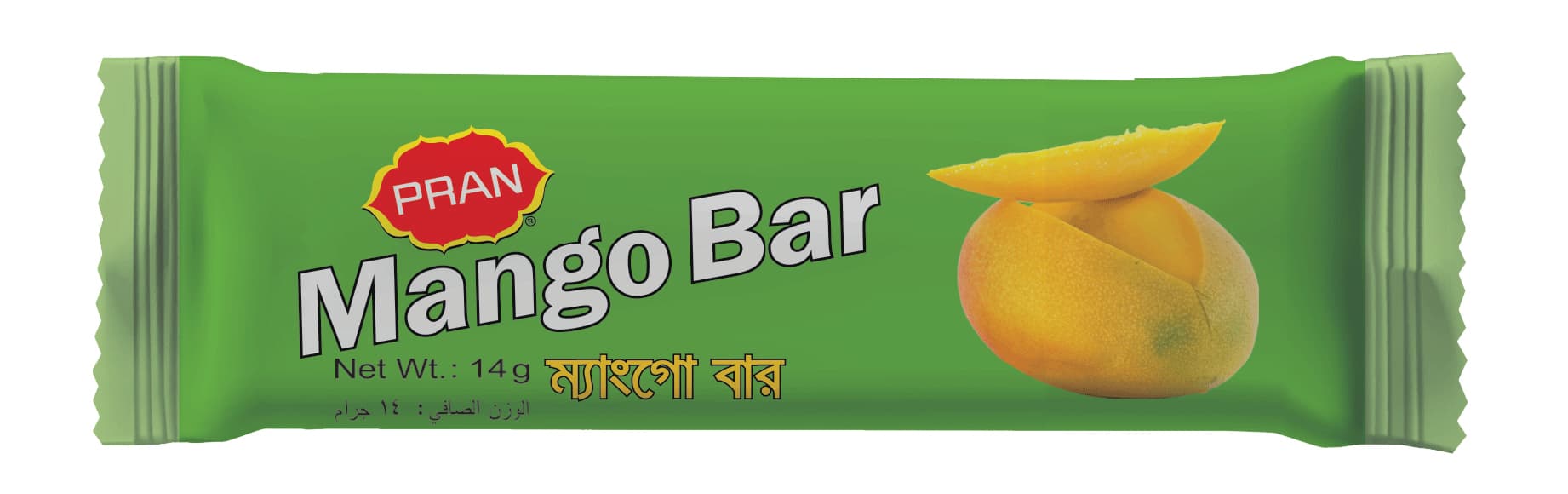 PRAN Mango Bar Wrapper