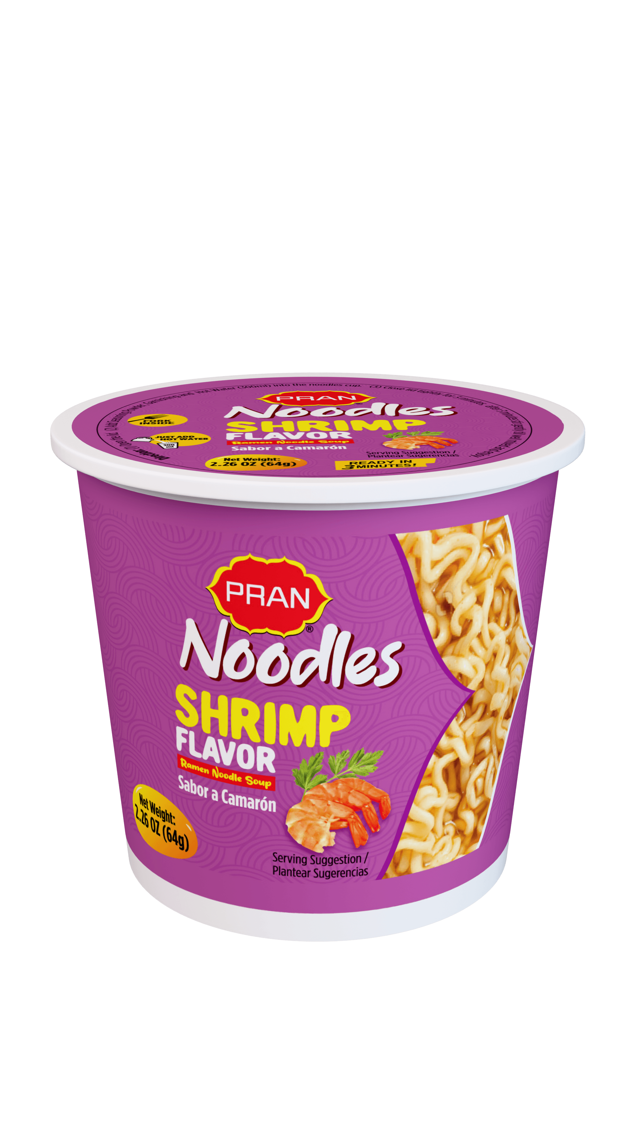 PRAN Shrimp Cup Noodles 64g