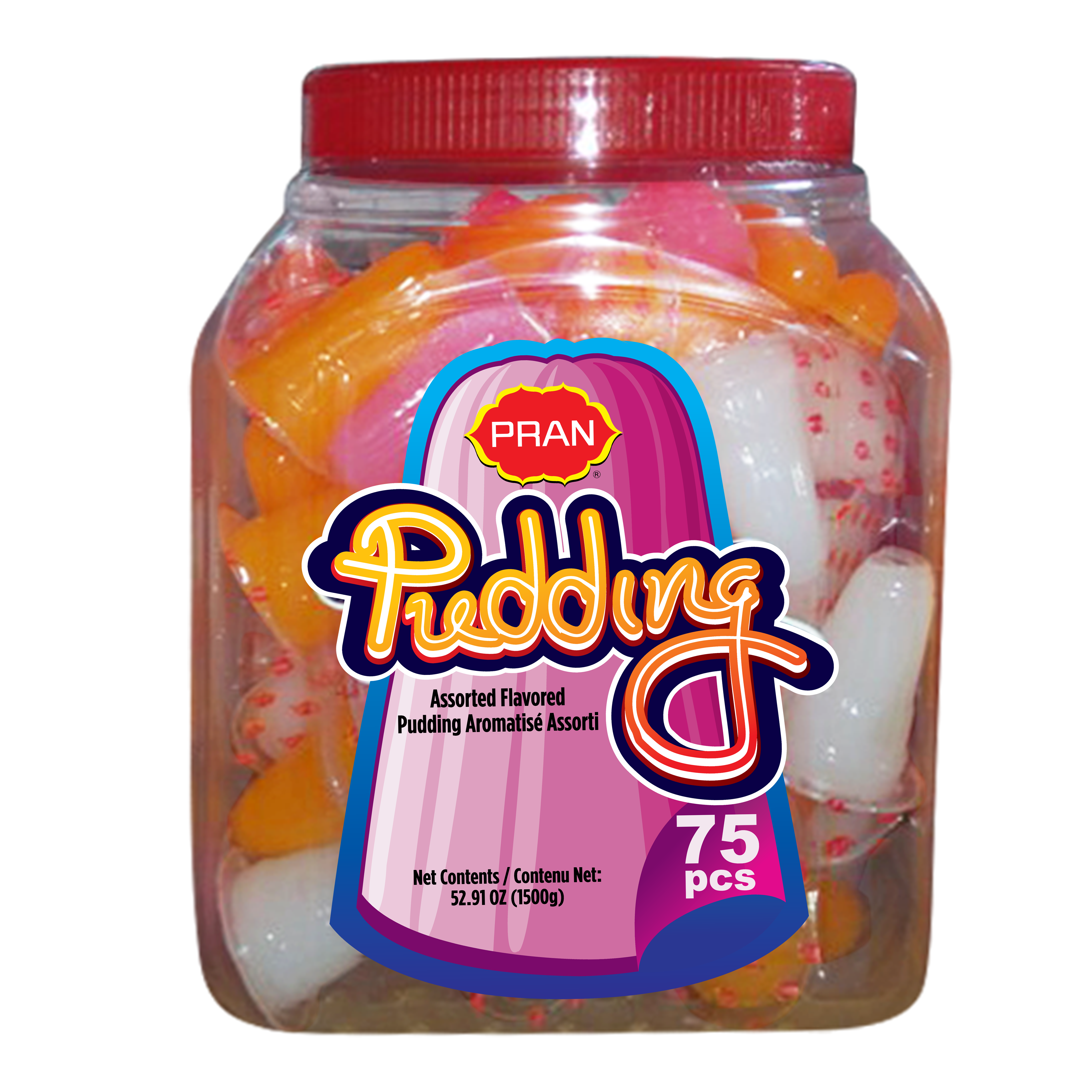 PRAN Pudding Assorted 20 Gm X 75 Pcs Jar High
